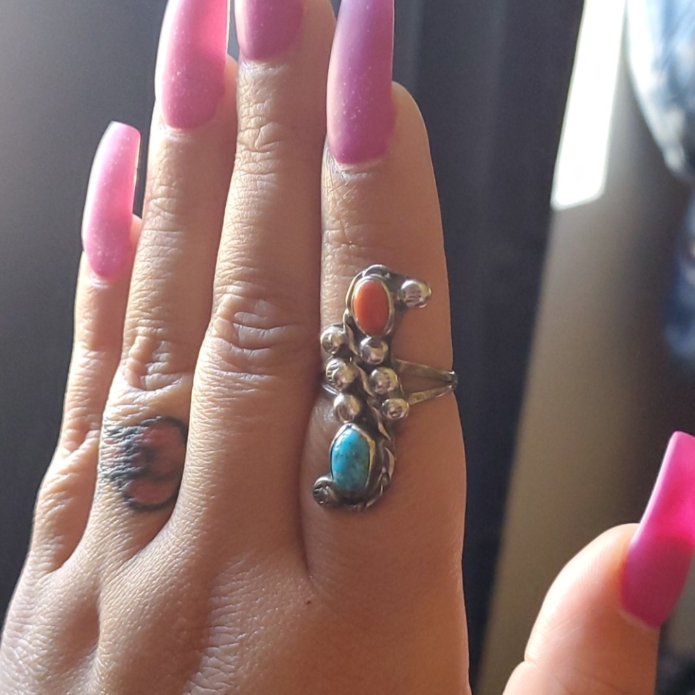 Native American Silver Ring - image 2